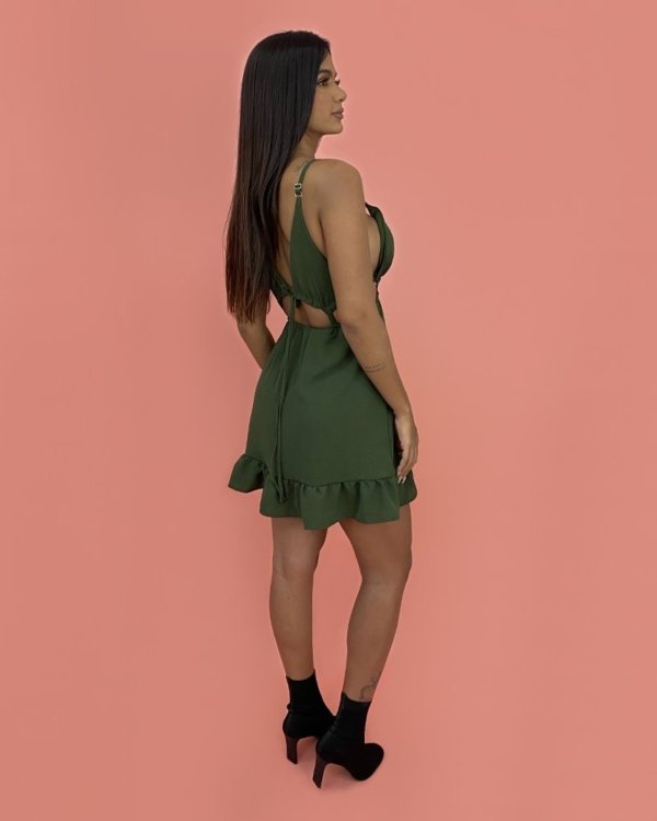 Vestido Nicole - Verde Militar
