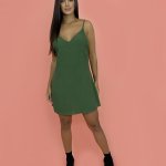 Vestido Eva – Verde Militar