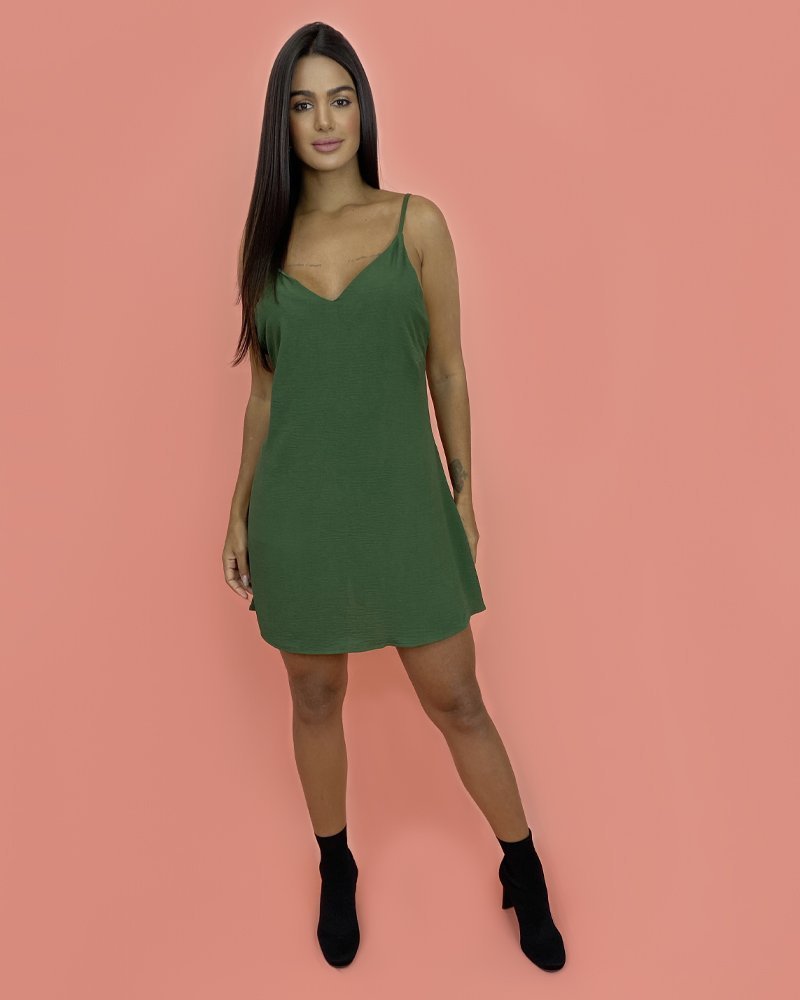 Vestido Eva - Verde Militar - Image 1