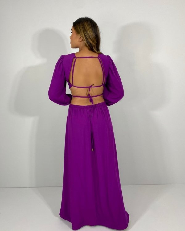 Vestido Giza - Roxo