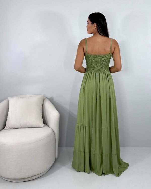 Vestido Camila - Folhagem