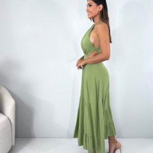 Vestido Estefane - Folhagem - Image 6