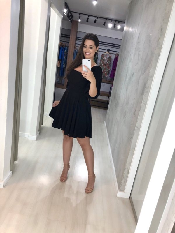 Vestido Anne - Preto