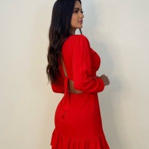 Vestido Cláudia - Vermelho - Image 2