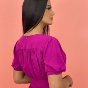 Vestido Clarice - Fúcsia - Image 2