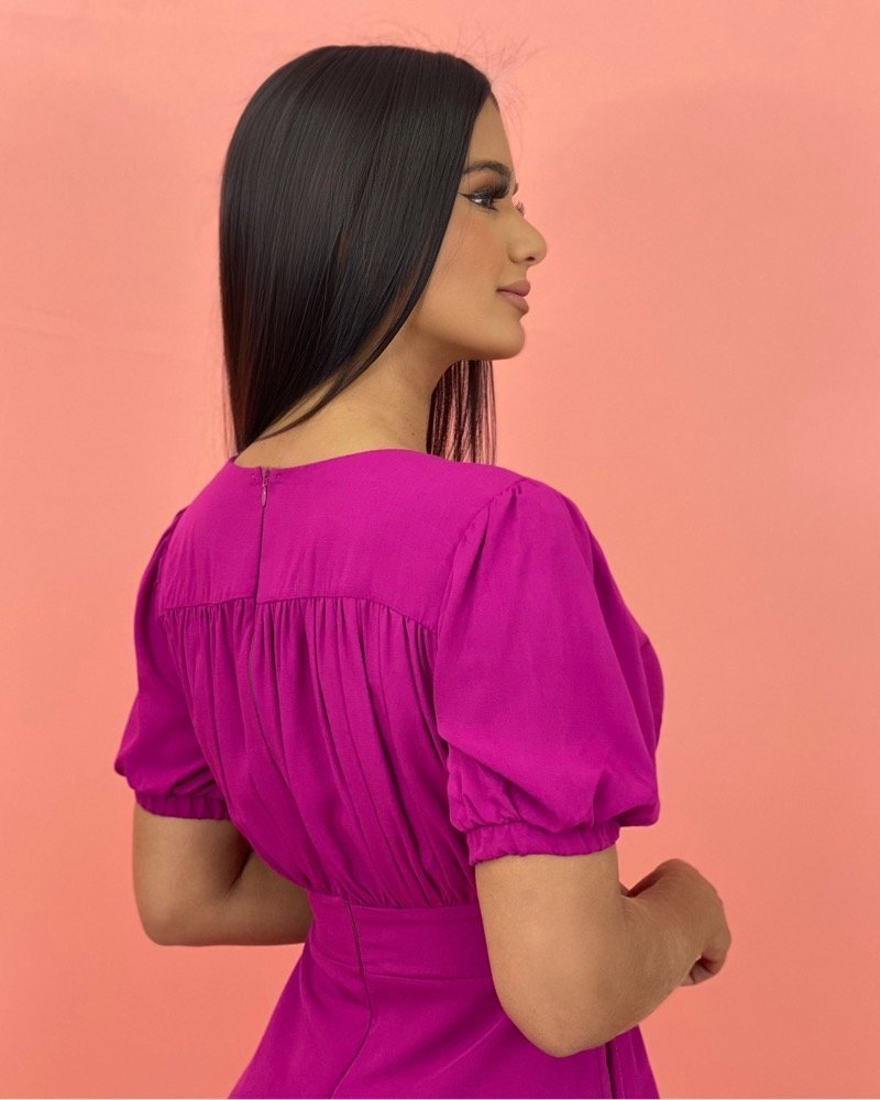 Vestido Clarice - Fúcsia - Image 2