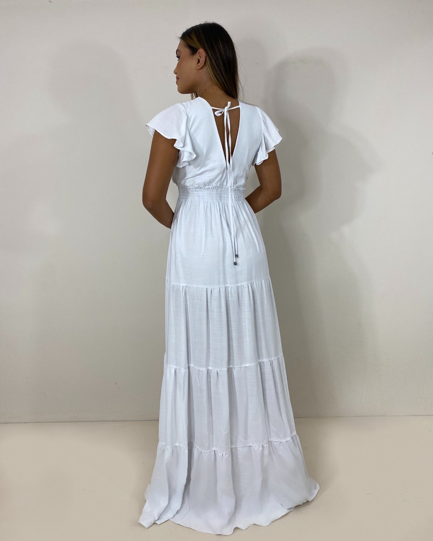 Vestido Laís Longo - Branco - Image 4