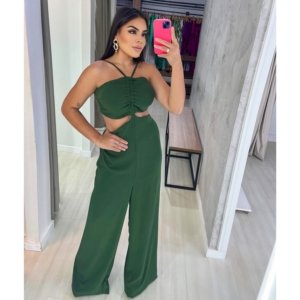 Macacão Helena - Verde Militar - Image 1