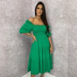 Vestido Juliana – Verde Bandeira