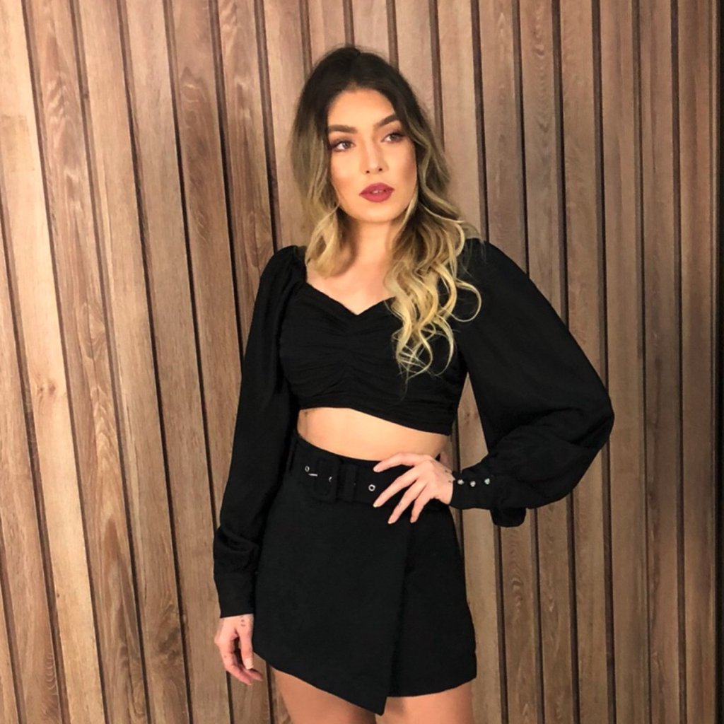 Cropped Janaína - Preto