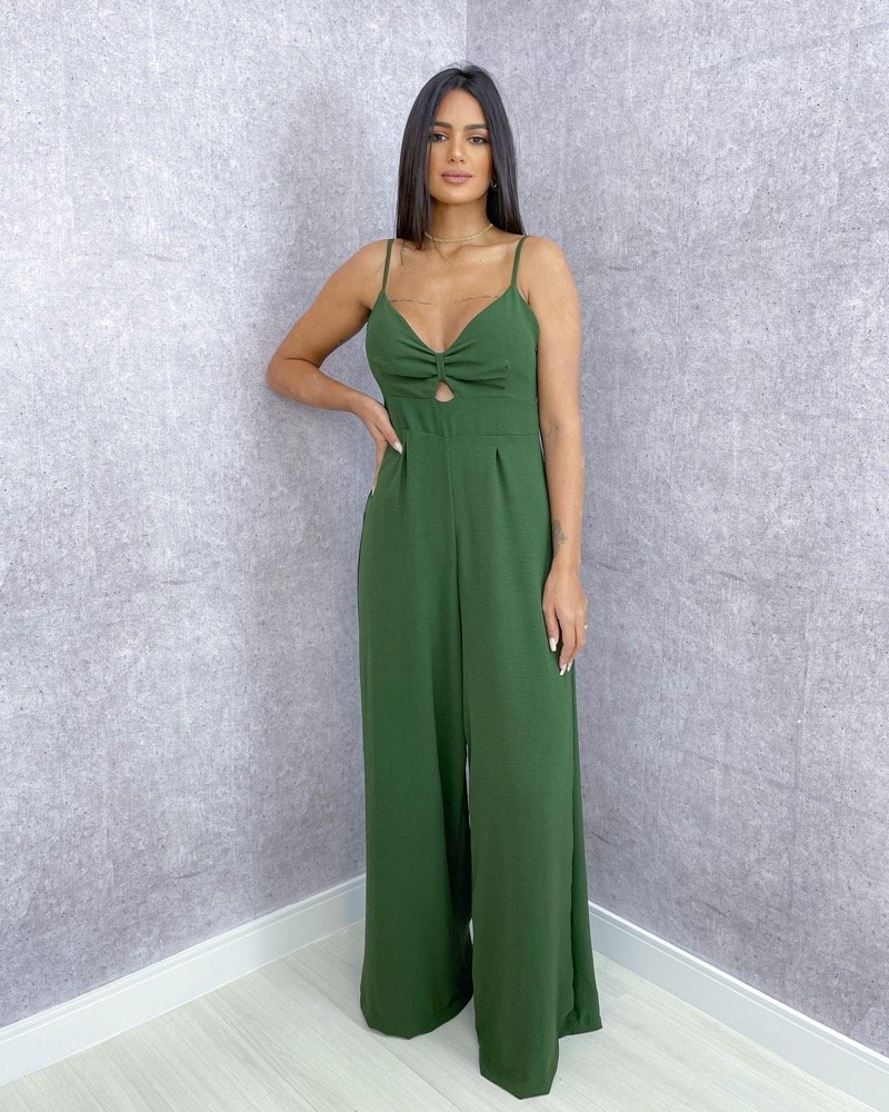 Macacão Ivete - Verde Militar