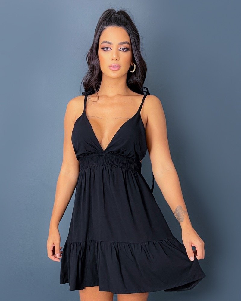 Vestido Valentina - Preto - Image 3