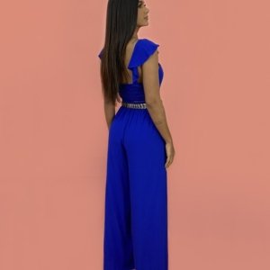 Conjunto Pantalona Samira - Azul Royal - Image 2