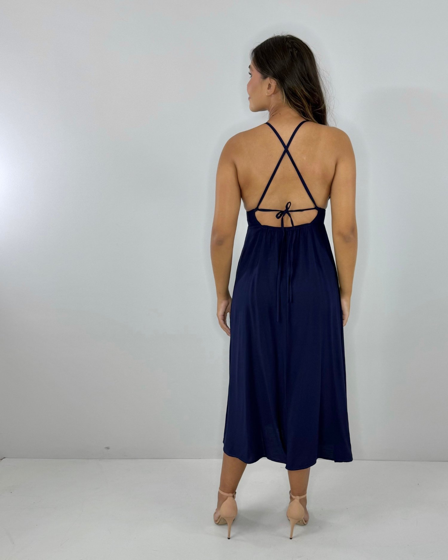 Vestido Heloína - Azul Marinho - Image 3