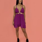 Vestido Nicole – Roxo