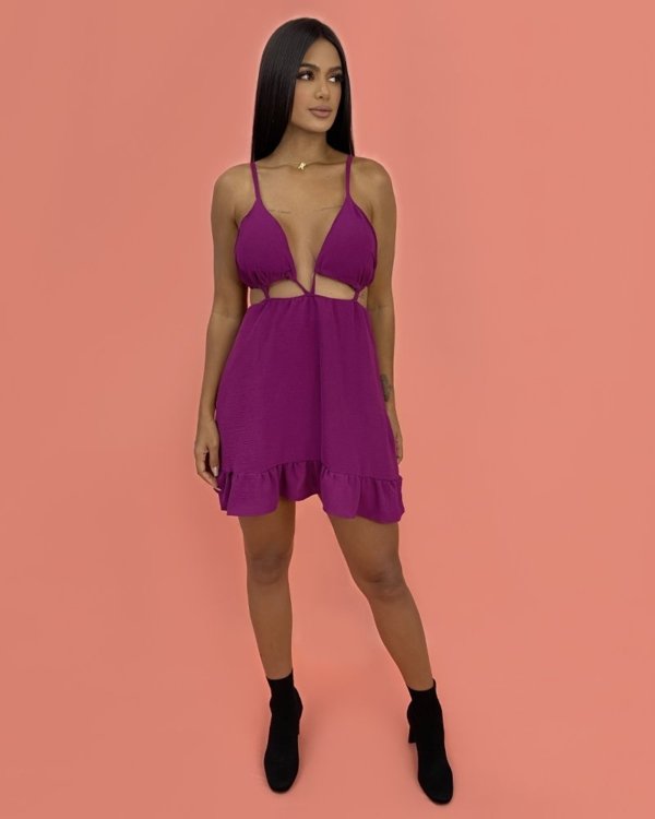 Vestido Nicole - Roxo