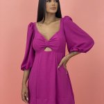 Vestido Giovanna – Fúcsia