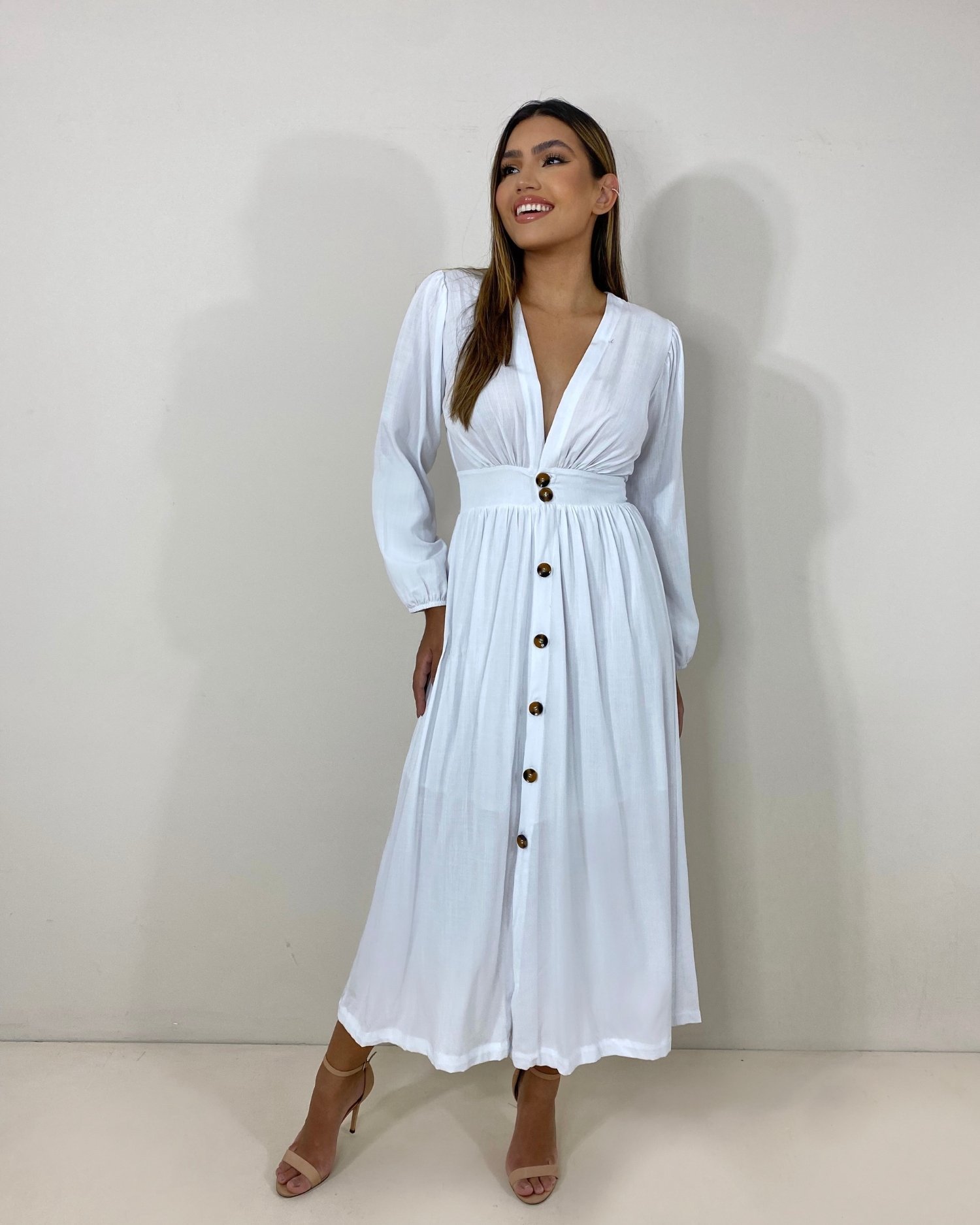 Vestido Clara - Branco - Image 1
