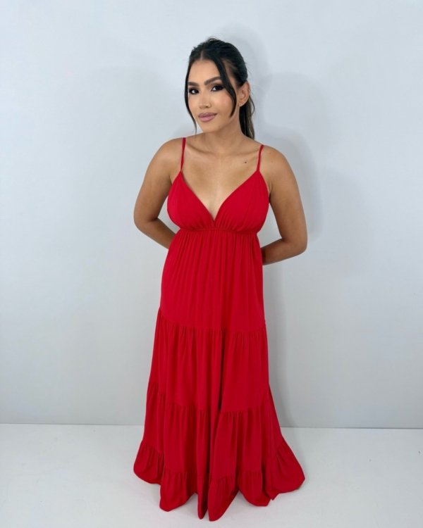 Vestido Sophia - Vermelho