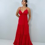 Vestido Sophia – Vermelho
