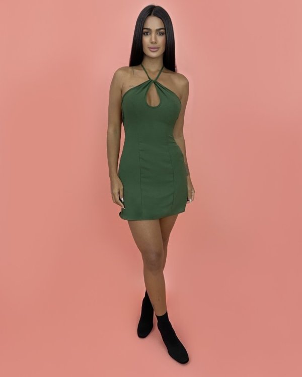 Vestido Mel - Verde Militar