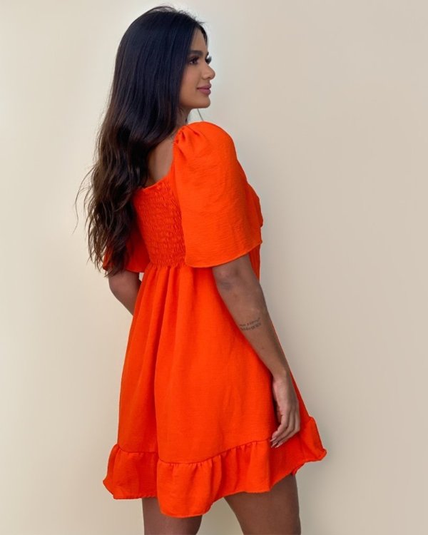 Vestido Melissa - Laranja