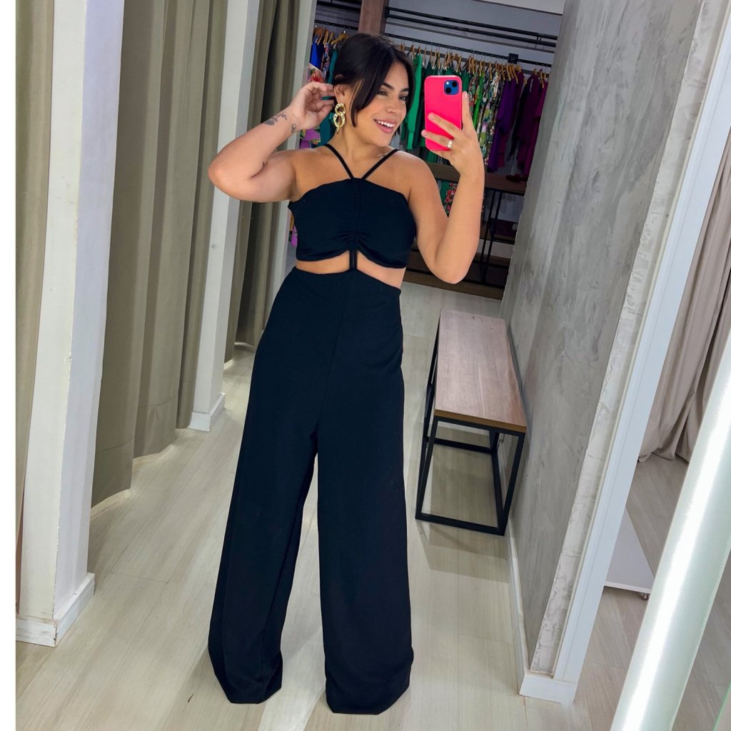 Macacão Helena - Preto