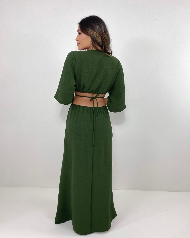 Vestido Cibele - Verde Militar - Image 3