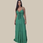 Vestido Camila – Verde Bandeira