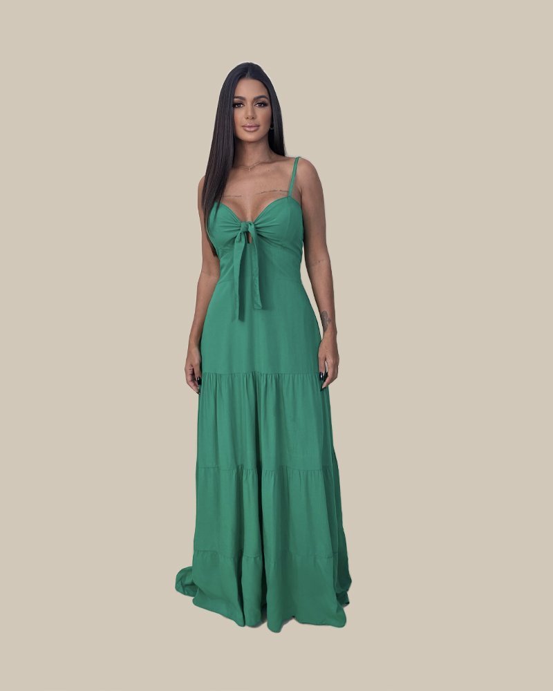 Vestido Camila - Verde Bandeira - Image 1