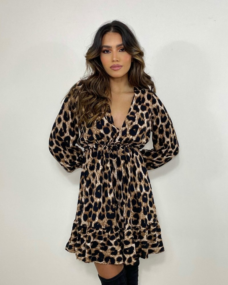 Vestido Lavínia - Animal Print - Image 1