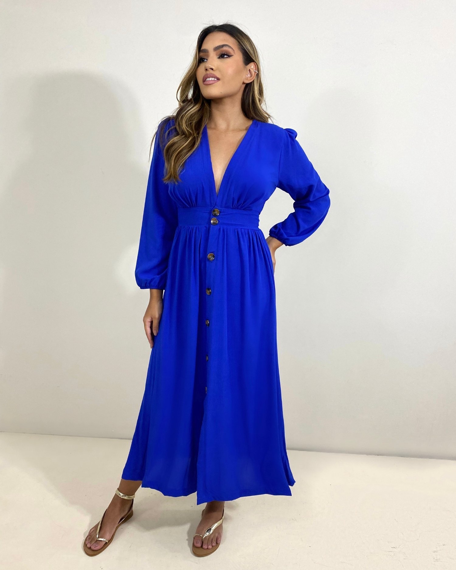 Vestido Clara - Azul Royal - Image 2