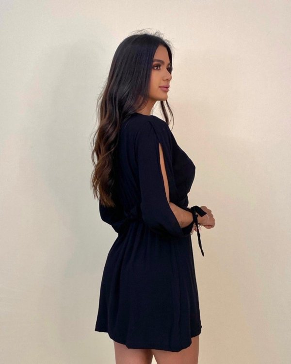 Vestido Marília - Preto
