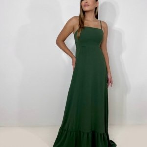 Vestido Amelie - Verde Militar - Image 2