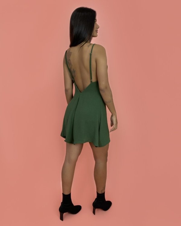 Vestido Eva - Verde Militar