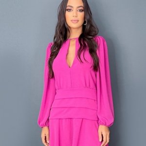 Vestido Suzana - Fúcsia - Image 2