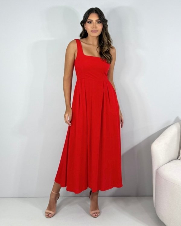 Vestido Samanta - Vermelho