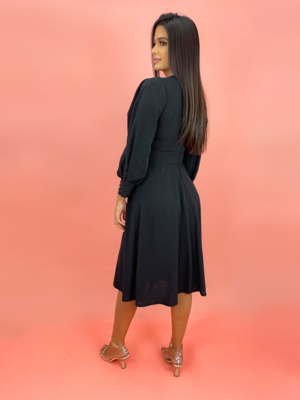 Vestido Leti - Preto