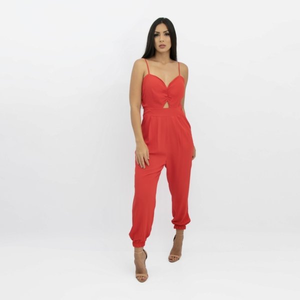 Macacão Cristina - Vermelho