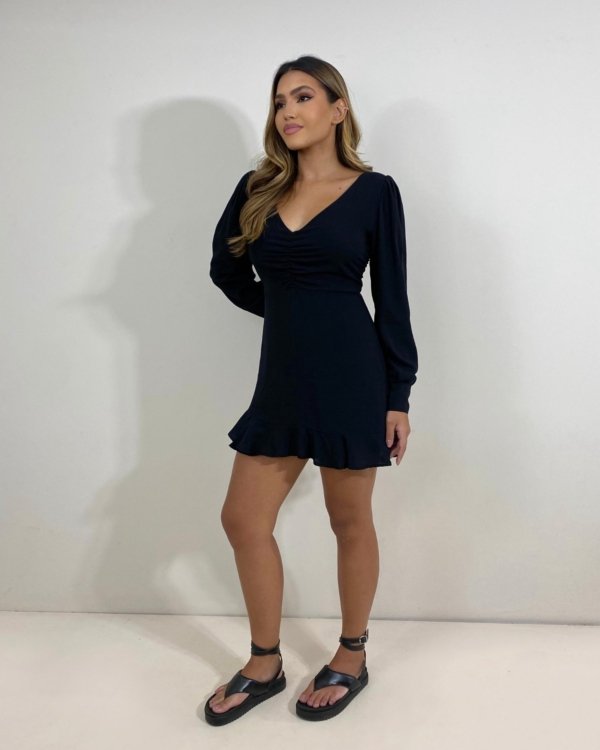 Macaquinho Tamires - Preto