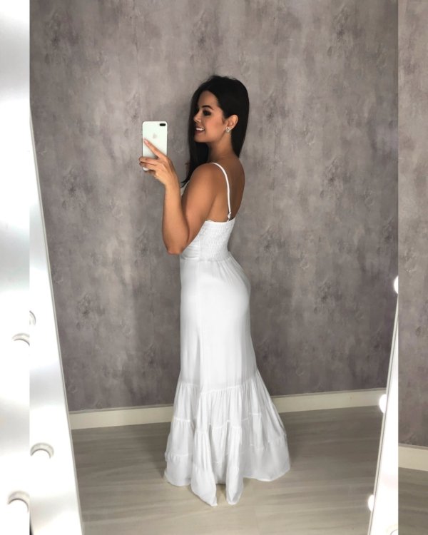 Vestido Jéssica Longo - Branco