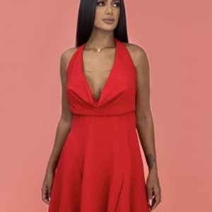 Vestido Josy - Vermelho - Image 1