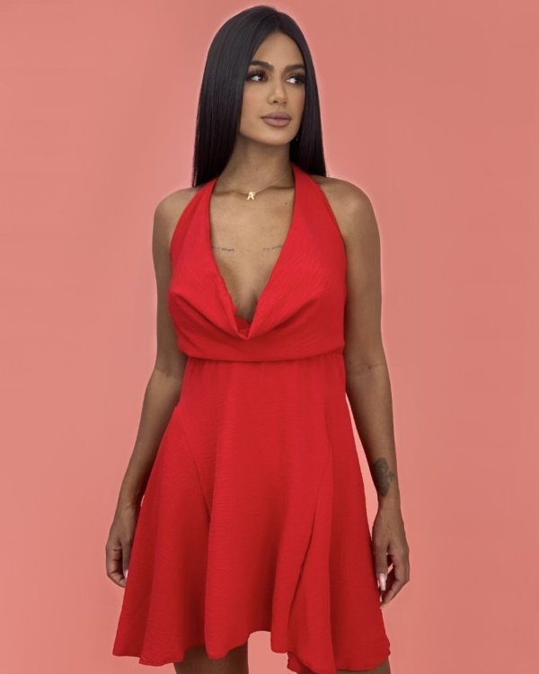 Vestido Josy - Vermelho