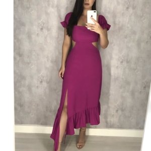 Vestido Jasmin - Fúcsia - Image 1