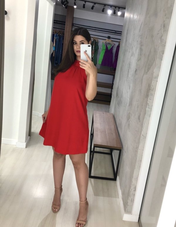 Vestido Daiane - Vermelho
