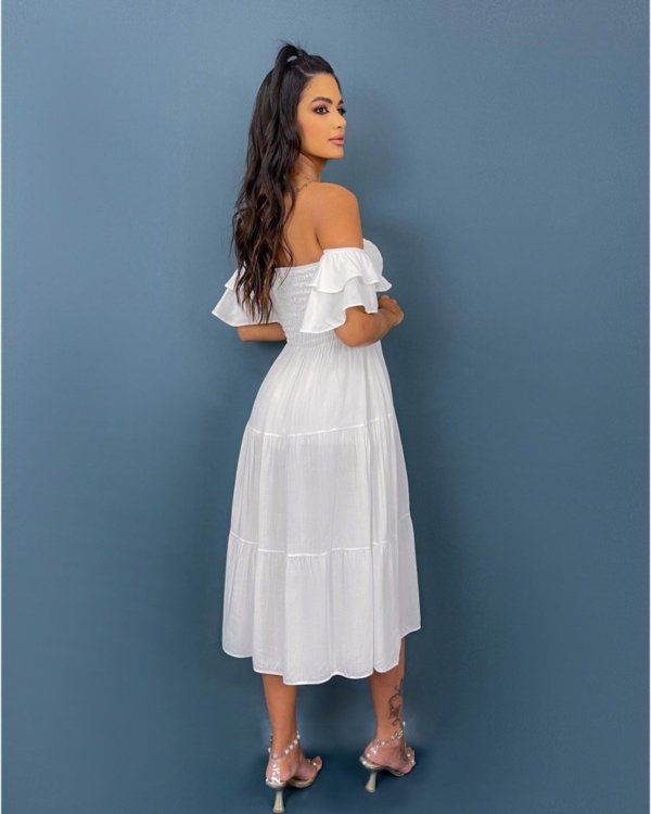 Vestido Ana Paula - Branco