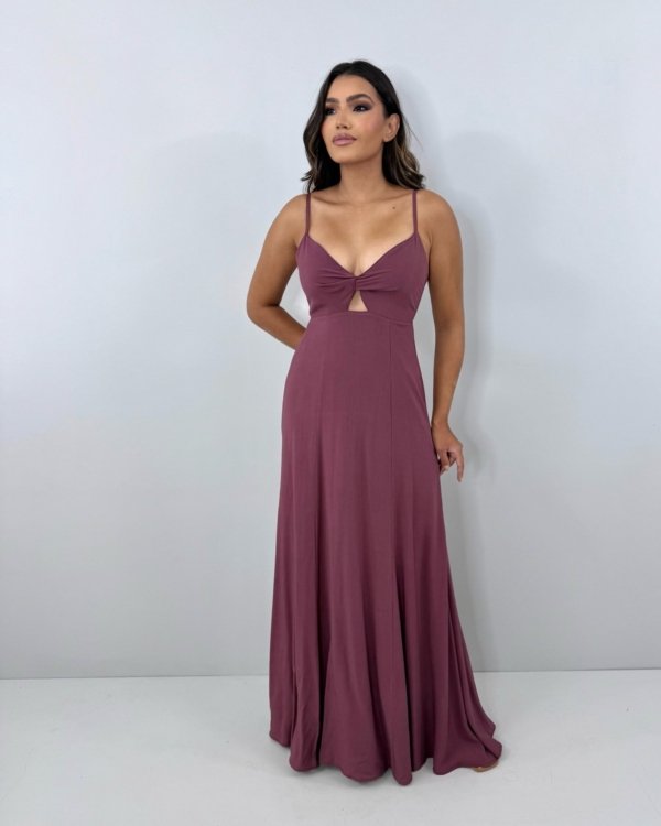 Vestido Eliana - Marrom