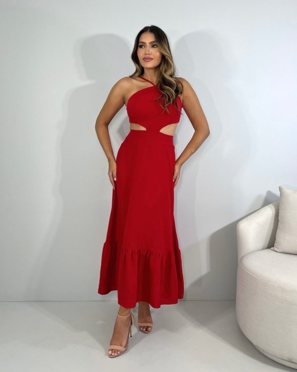Vestido Aurora - Vermelho