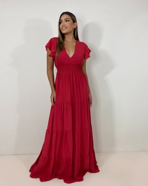 Vestido Laís Longo - Vermelho