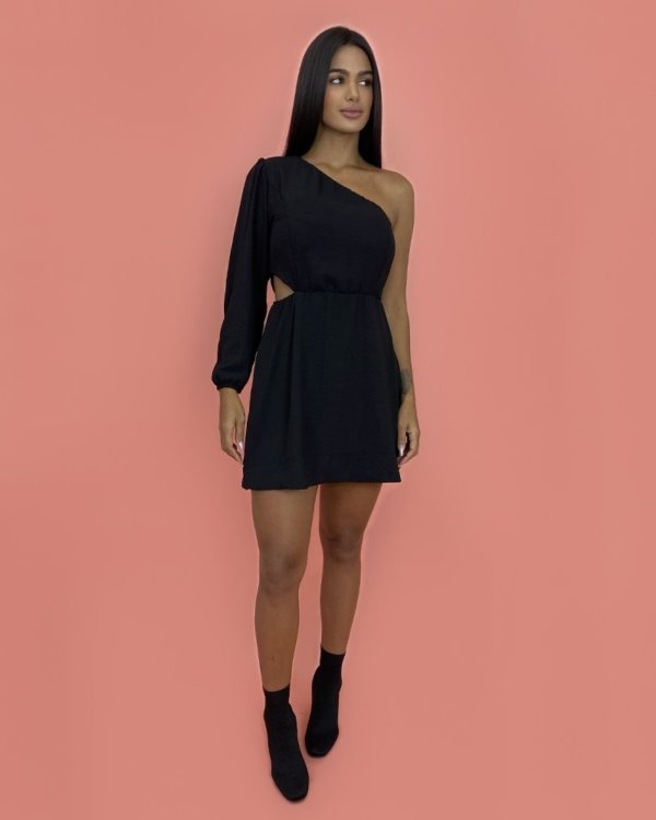 Vestido Luna em Duna - Preto